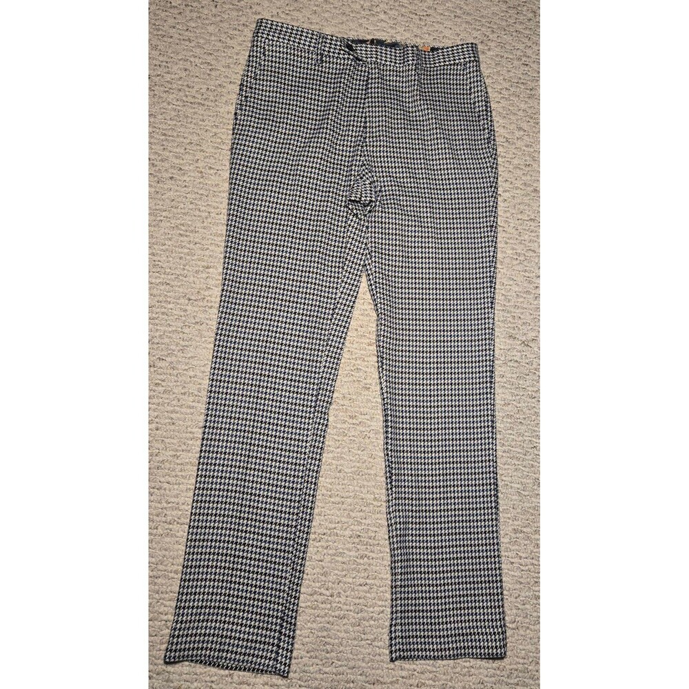 Paisley & Gray Downing Slim Fit Flat Front Houndstooth Dress Pants Men's 32x32